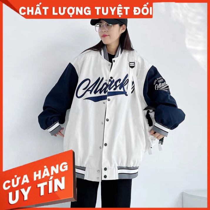 Áo Bomber phối tay, áo khoác dù 2 lớpFROM TO, UNISEX nam nữ mặc được - Hàng nhập khẩu