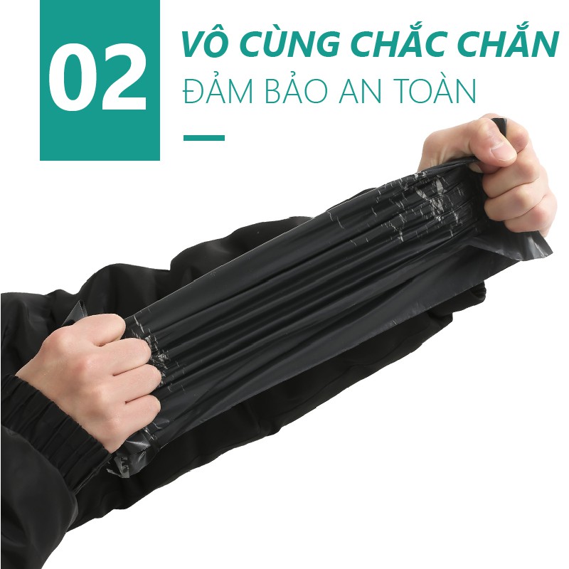 [20x30cm] 100 Túi Gói Hàng Niêm Phong, Bịch Đóng Hàng, Bao Bì Gói Hàng Tự Dính APAK