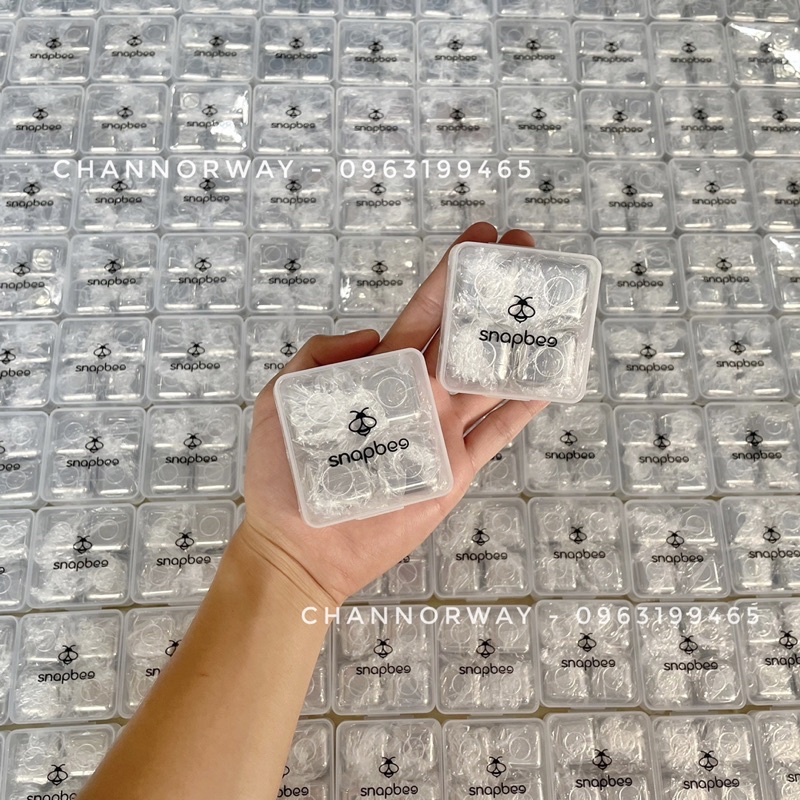 Đá Lạnh Vĩnh Cửu Inox 304 Cao Cấp Snapbee Hộp 4 Viên 🧊