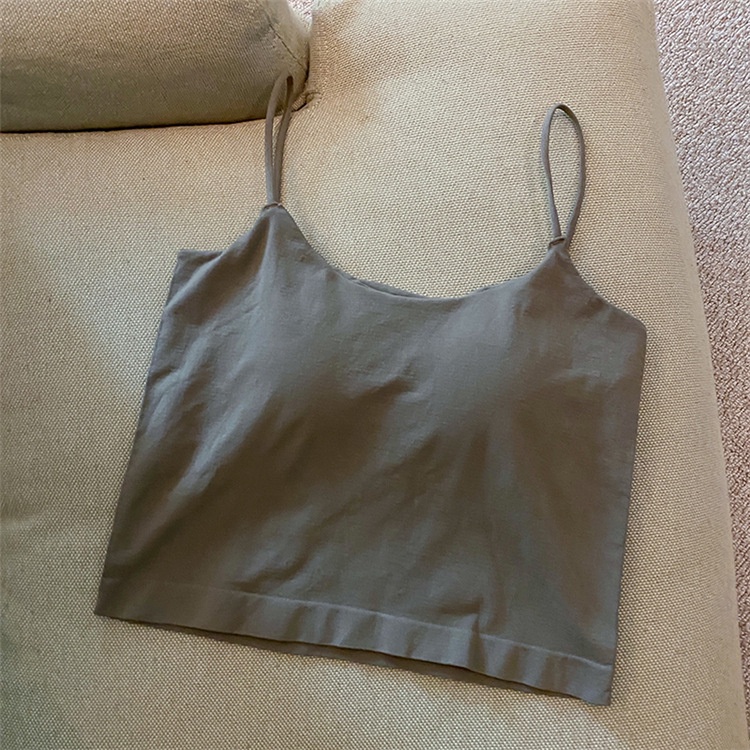 Áo Bra Cotton 2 Dây Đệm Su Mút Mỏng Không Gọng Siêu Co Giãn Bốn Chiều ELSA BRA - 1860