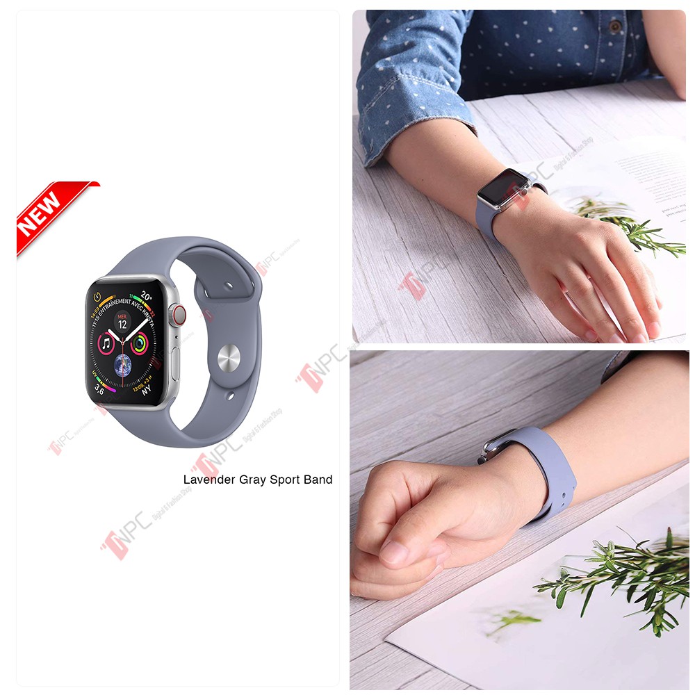 [🅂🄴🅁🄸🄴🅂 6 🄽🄴🅆] Dây Cao Su Sport Band Apple Watch Series 6|SE|5|4|3|2|1 Kích thước 38mm 40mm 42mm 44mm Nhiều Màu