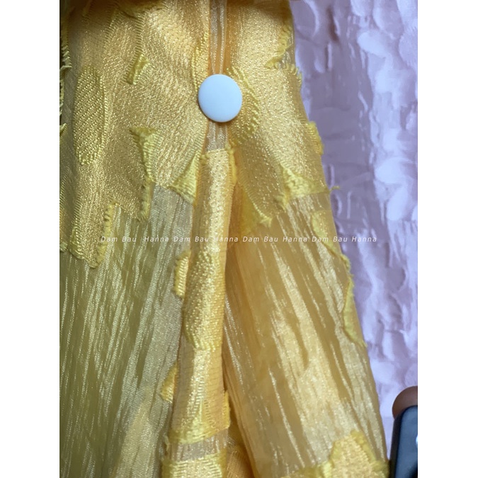 [HANNA] Đầm bầu dự tiệc sang chảnh cho mẹ trẻ có size 40-80kg mẫu xinh vải cao cấp thoáng mát không nhăn đầm dài qua gối