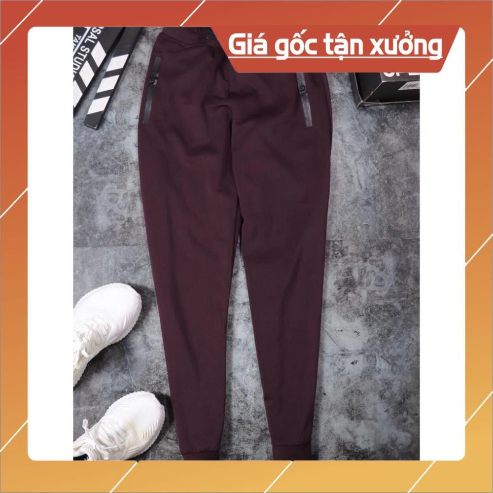 Quần Jogger Thun Nam Trơn Túi có Khóa Kéo 1992 Boutique