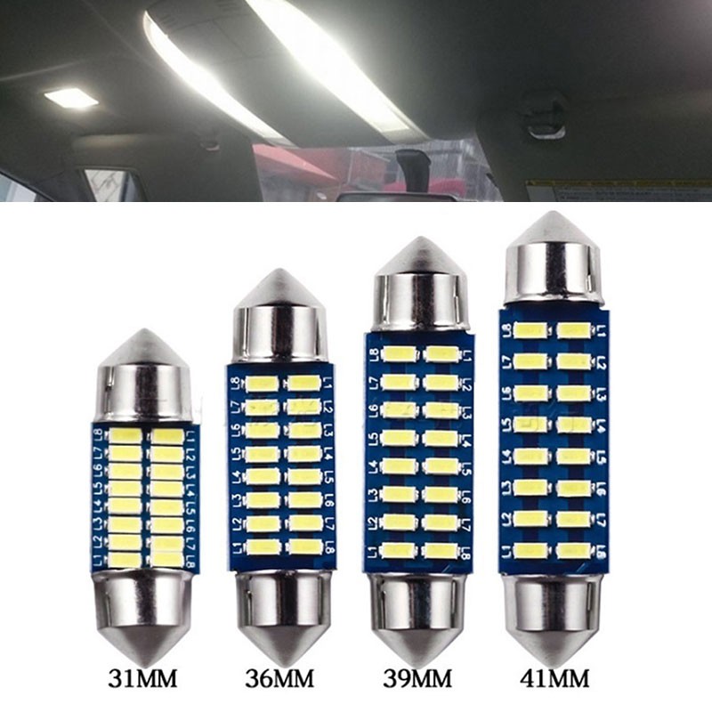 Đèn Led Đọc Sách Cho Xe Hơi 31 / 36 / 39 / 41mm