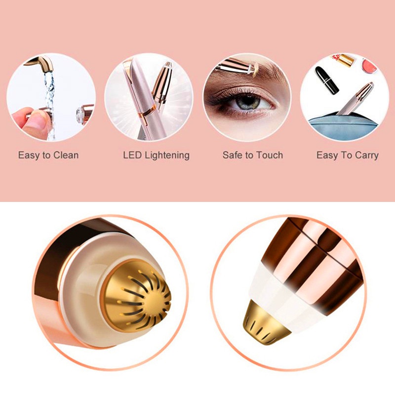 Máy Tỉa Lông Mày Mini Không Gây Đau Dành Cho Nữ