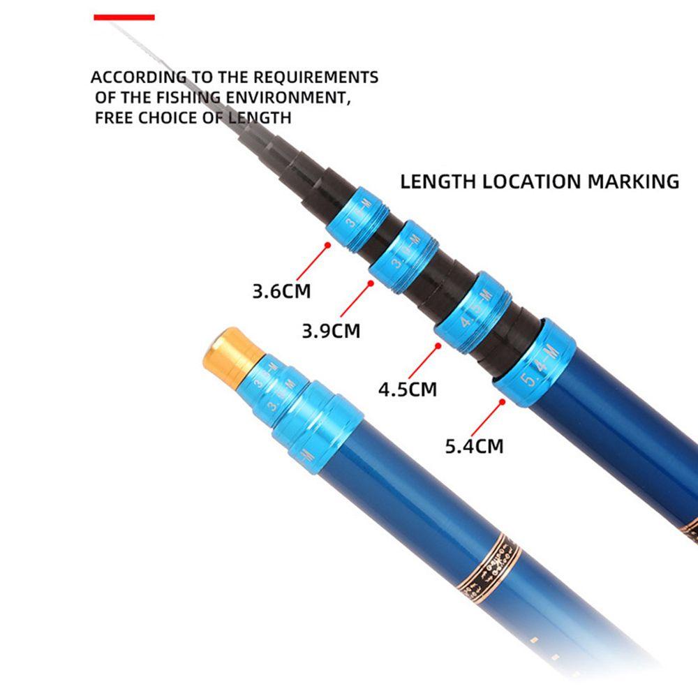 MUVAKO Cần Câu Cá Bằng Carbon Siêu Nhẹ 3.6M 4.5M 5.4M 6.3M