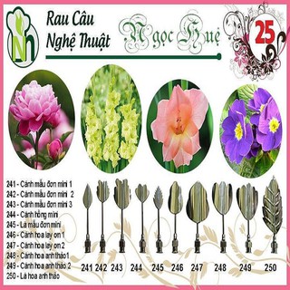 Kim rau câu 3D Ngọc Huệ Số 25 (bộ 10 kim )