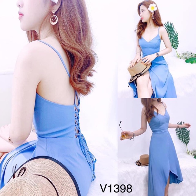 Đầm maxi đi biển