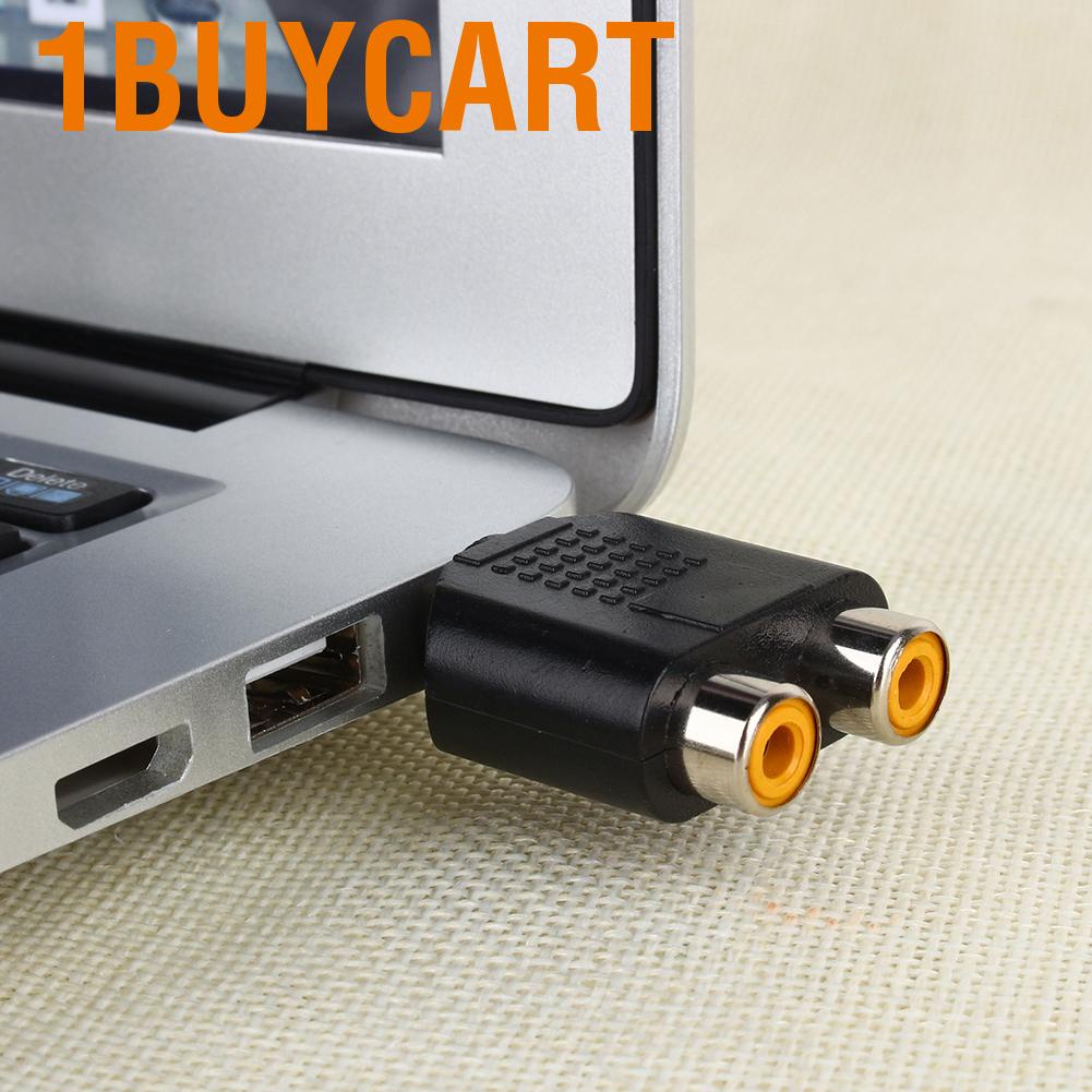 Bộ chuyển đổi từ giắc cắm 3.5mm sang 2 cổng RCA