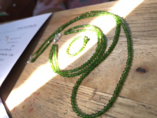 Vòng tay Diopsite giác siêu nhí 2.5 li