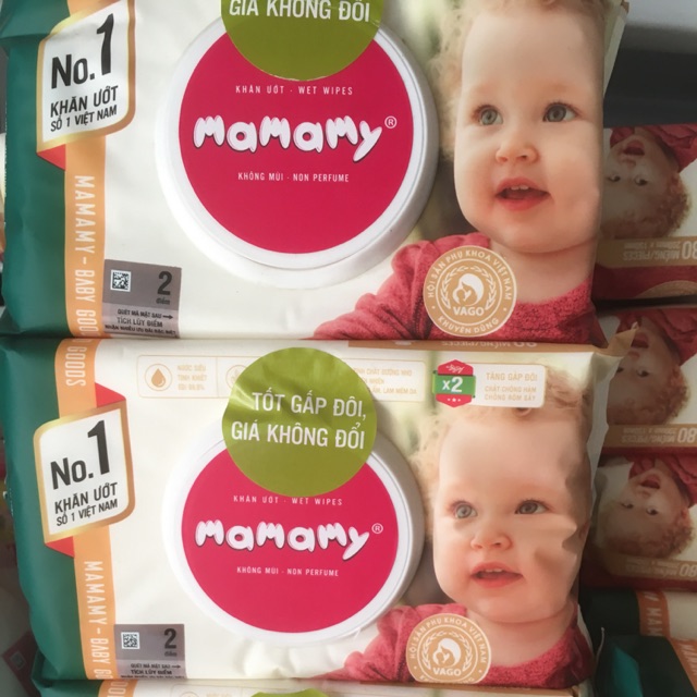 Khăn ướt mamamy 80 tờ