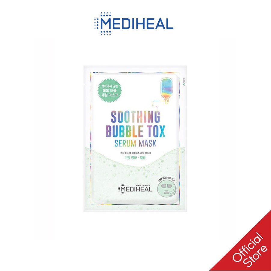 [Nhập mã COSMH22 giảm 8%] Mặt nạ sủi bọt thải độc cho da Mediheal Bubble Tox Serum Mask 25ml