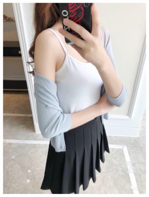 A2_Áo Khoác Len Mỏng Chất Mịn Mát | BigBuy360 - bigbuy360.vn