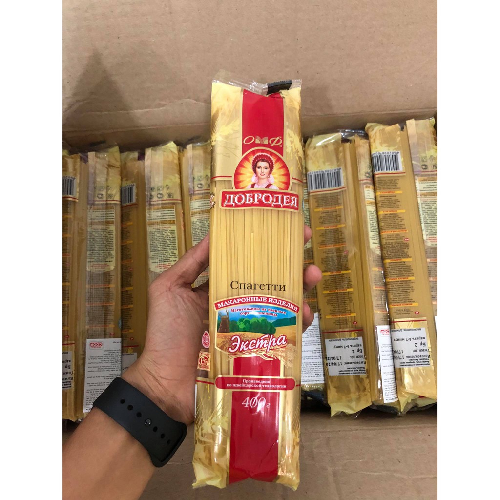 Compo Mỳ Spaghetti + Gia vị(Hàng xách tay Nga)