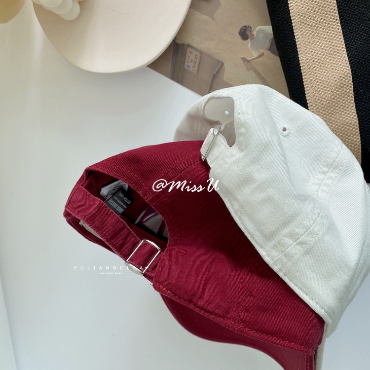 Mũ lưỡi trai thêu chữ H thời trang năng động