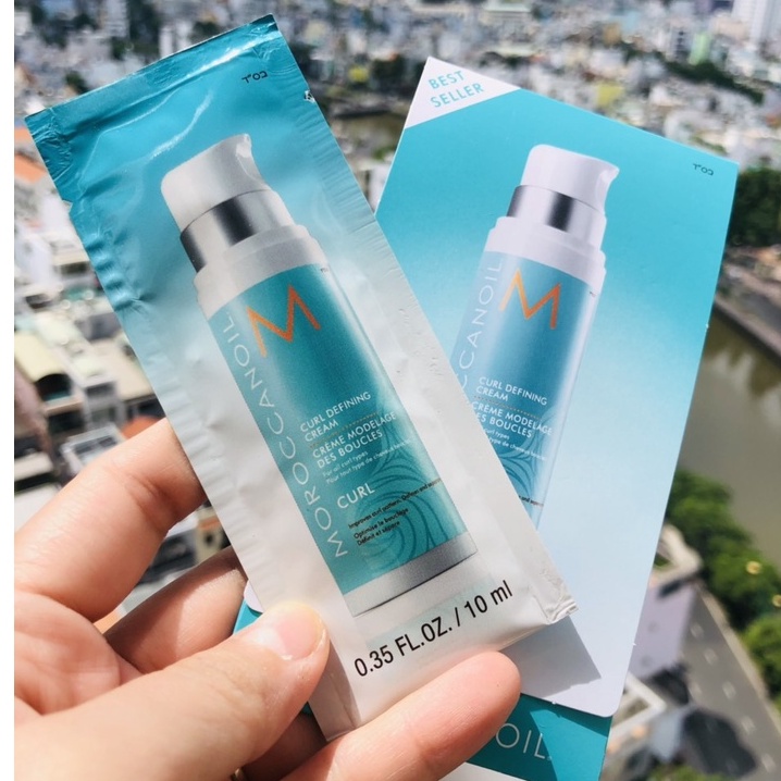 [CÓ BILL US] Sample mẫu thử KEM ĐỊNH HÌNH SÓNG XOĂN MOROCCANOIL CURL DEFINING CREAM 10ML