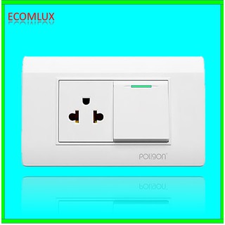 Ổ cắm 3 chân kèm công tắc đảo chiều