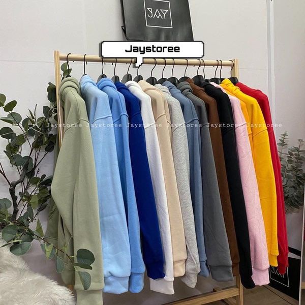 Áo Hoodie Trơn nỉ bông❤️/Nam nữ unisex/HOODIE TRƠN-JAYSTOREE2