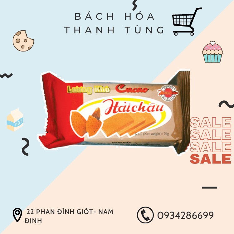 5 gói Lương khô Hải Châu 65gr