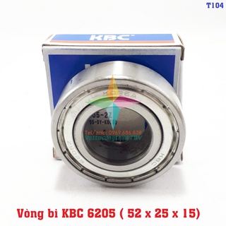 Vòng bi máy giặt 6205zz KT 52 x 25 x 15(mm)