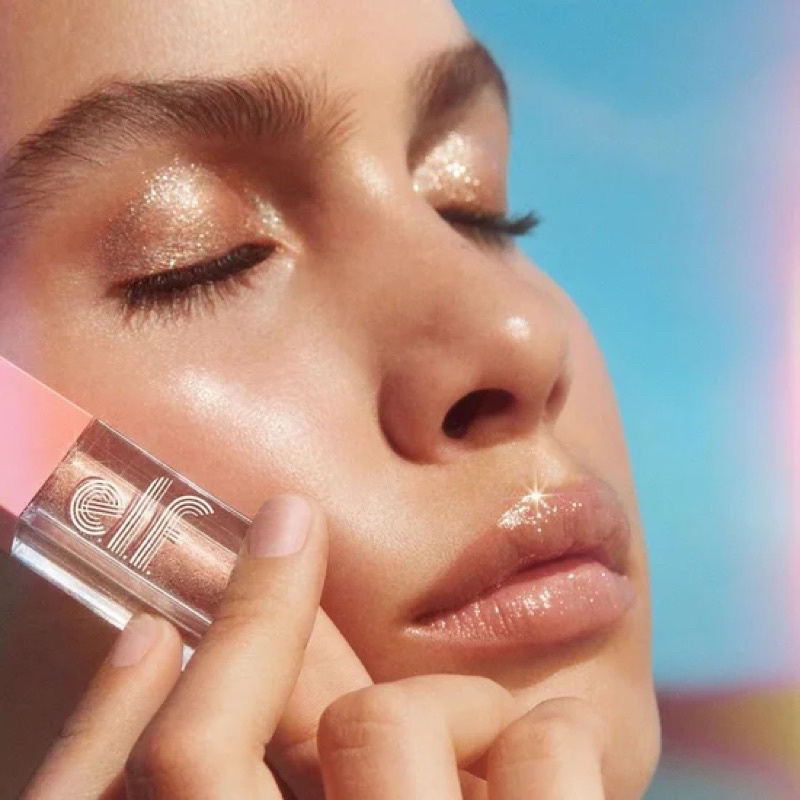 Nhũ mắt lỏng ánh kim lấp lánh phấn mắt dạng lỏng nhũ Elf e.l.f elf liquid glitter eyeshadow