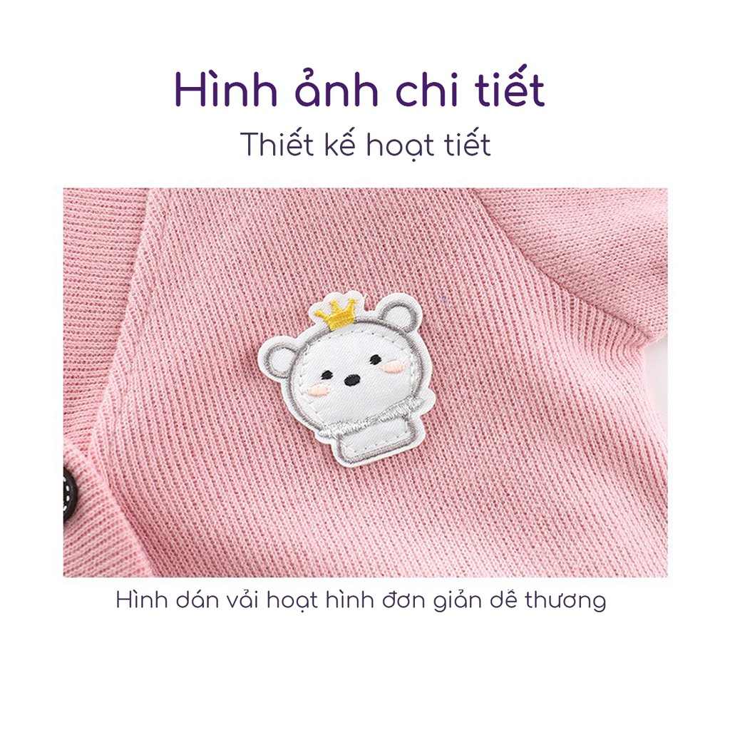 Áo Cardigan Cho Bé Từ 1 Đến 6 Tuổi Chất Len Min Đơn Giản Dễ Thương 5 Mẫu