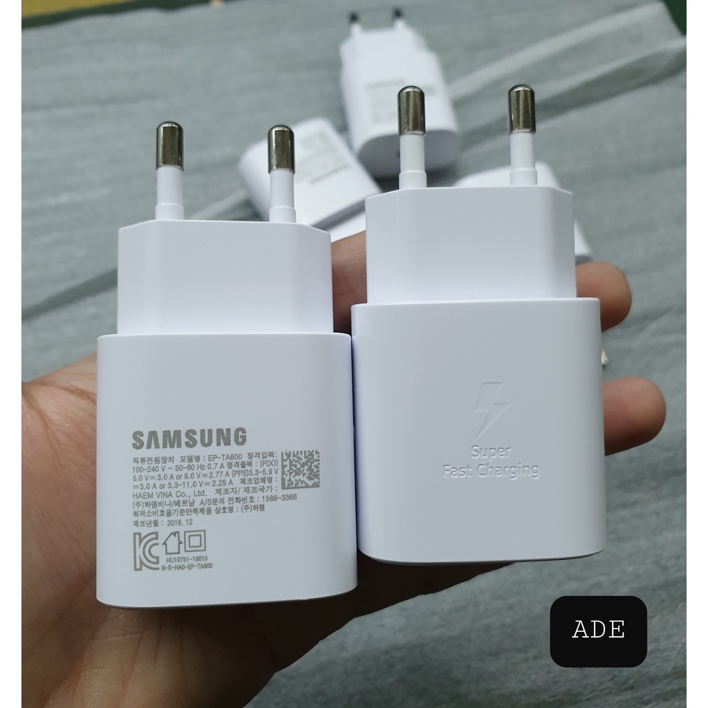 Củ Sạc Siêu Nhanh Samsung 25W Note 10/ N20/ S20 Ultra