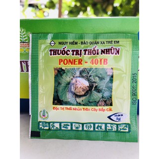 Combo 20 Viên Poner 40TB Viên/5gr - Thuôc chuyên trừ bệnh thối nhũn trên bắp cải