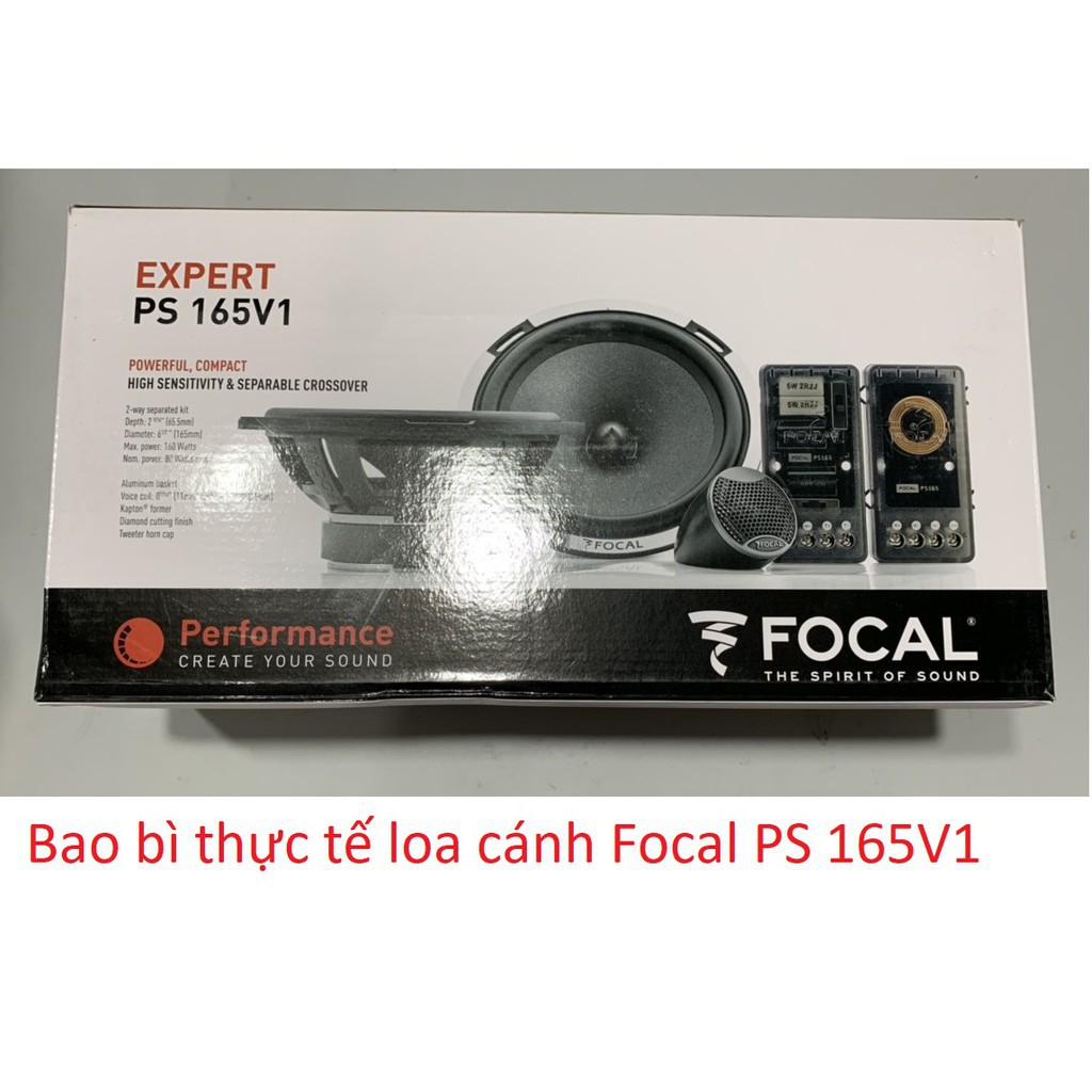 Bộ 2 loa cánh kèm treble FOCAL PS 165V1 treble rời siêu phẩm âm thanh tuyệt hảo đường kính 165mm