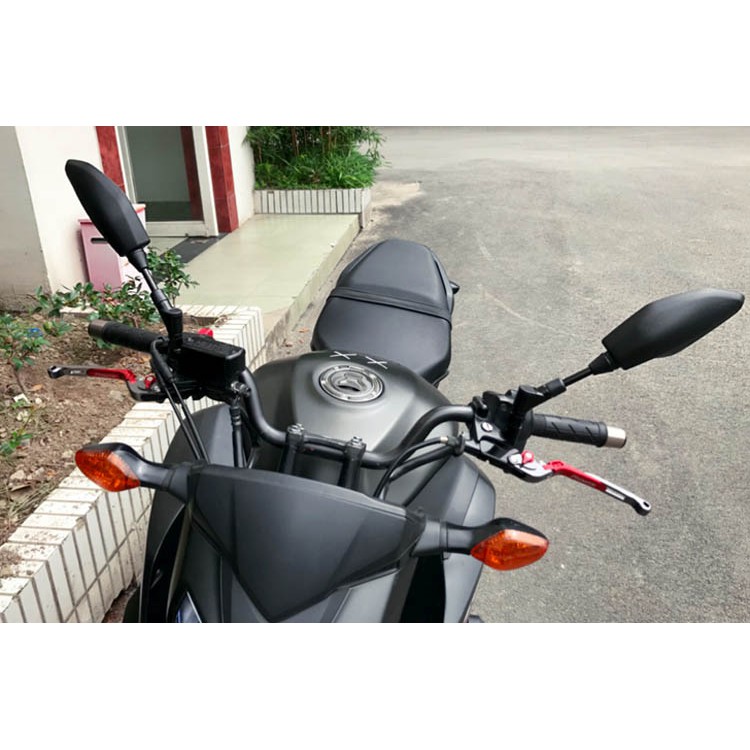 Gương chiếu hậu MT-03, hàng loại 1 cực chất, xoay 360 độ gắn được tất cả các dòng xe Naked và Underbone