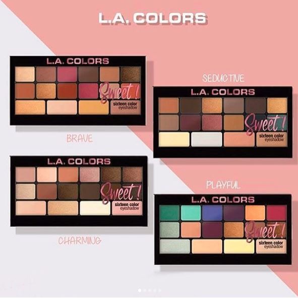 Bảng mắt 16 màu LA colors sweet! sixteen color eyeshadow