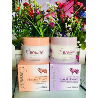 Kem nhau thai cừu úc Careline cấp ẩm dưỡng trắng da