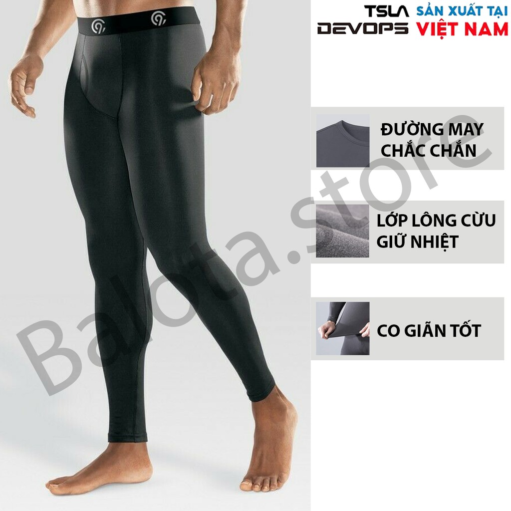 QUẦN GIỮ NHIỆT /LEGGING /PRO COMBAT THỂ THAO TẬP GYM DÀNH CHO NAM BÊN TRONG CÓ LÓT NỈ, CÓ HÌNH THẬT