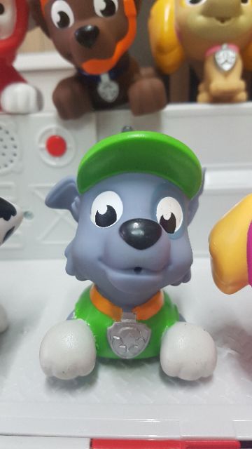 Set 5 - 10 chó Paw Patrol Bath Squirter nhựa mềm phun nước