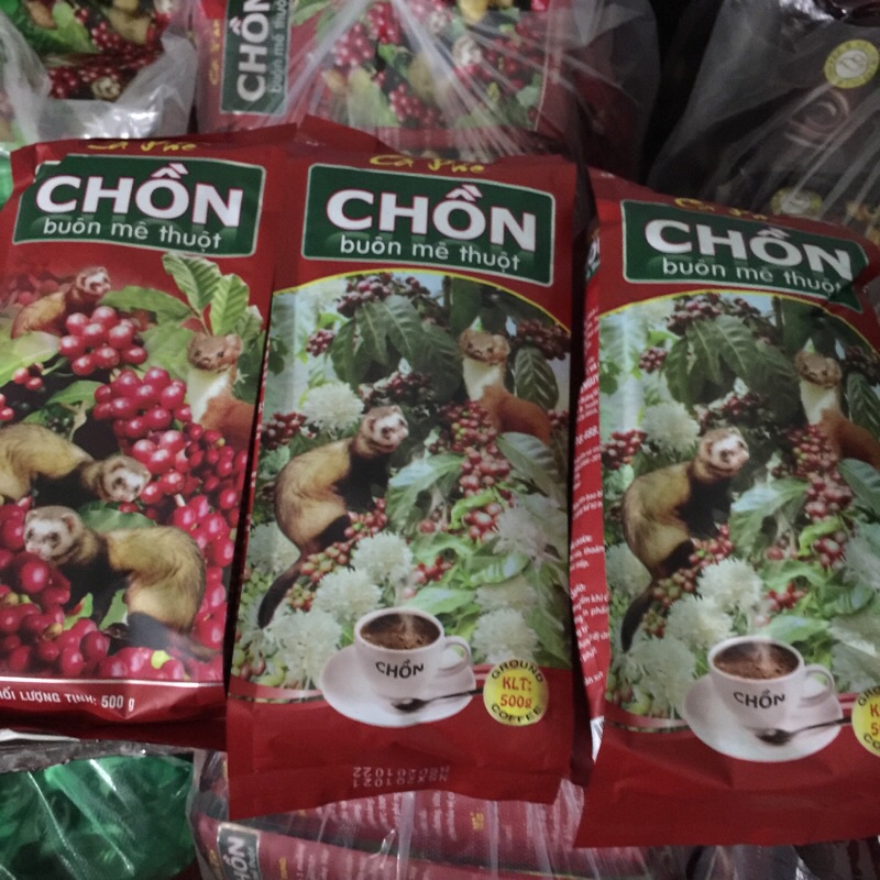 COMBO 10 GÓI CÀ PHÊ CHỒN ĐỎ 500g