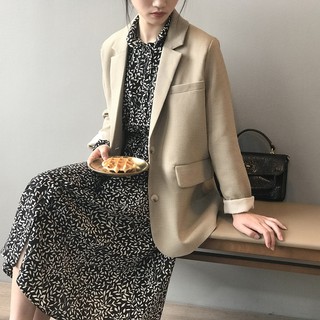 [ Ảnh Thật Có Sẵn ] Blazer Kẻ nhỏ, blazer cao cấp, Vest kẻ trơn