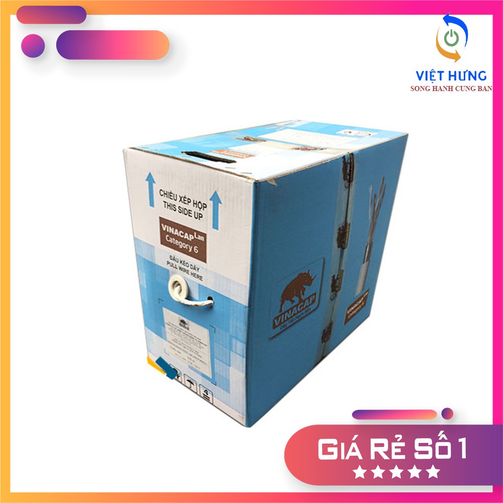 CÁP MẠNG VINACAP CAT6 UTP
