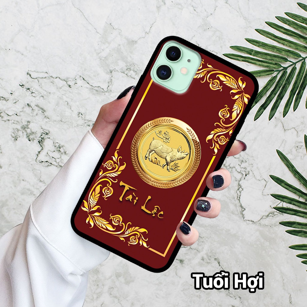 Ốp điện thoại IPHONE 11/ 11 PRO/ 11 PRO MAX in hình 12 con giáp,phong thủy,bền đẹp – lưng kính tráng gương viền dẻo