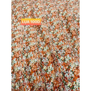 VẢI LỤA 100D HOA NHÍ - DÒNG VẢI THÔNG DỤNG - 1 MÉT X 1M5