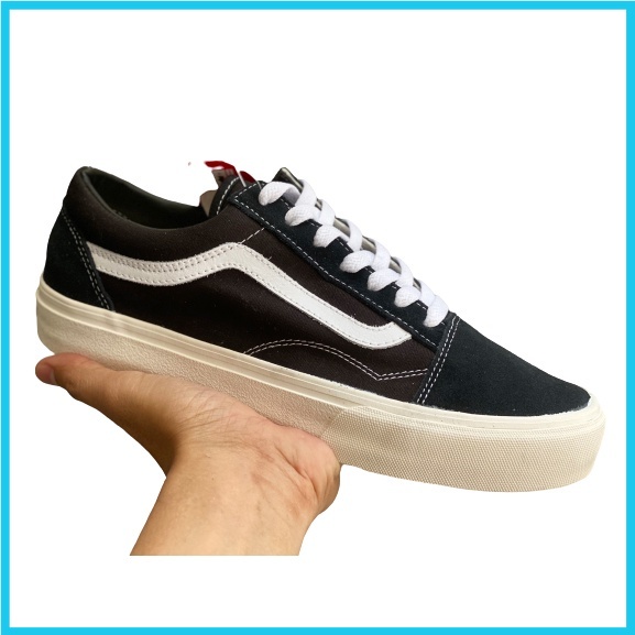 Giày Vans old skool nam nữ 💥 Giày thể thao sneaker nữ Vans vault old skool đủ màu đen, xanh navy Full Bill Box