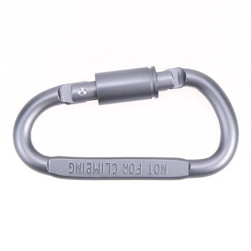 Móc Đa Năng Móc Khóa Nhôm Đi Phượt Carabiner Chữ D Khoá Xoay 8cm | WebRaoVat - webraovat.net.vn