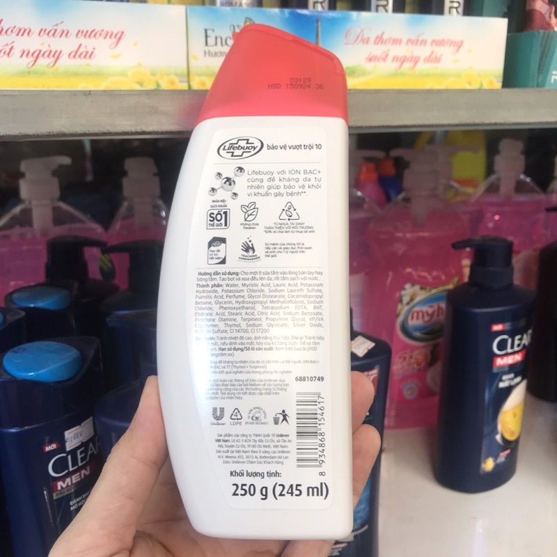 Sữa tắm Lifebuoy bảo vệ vượt trội 250g