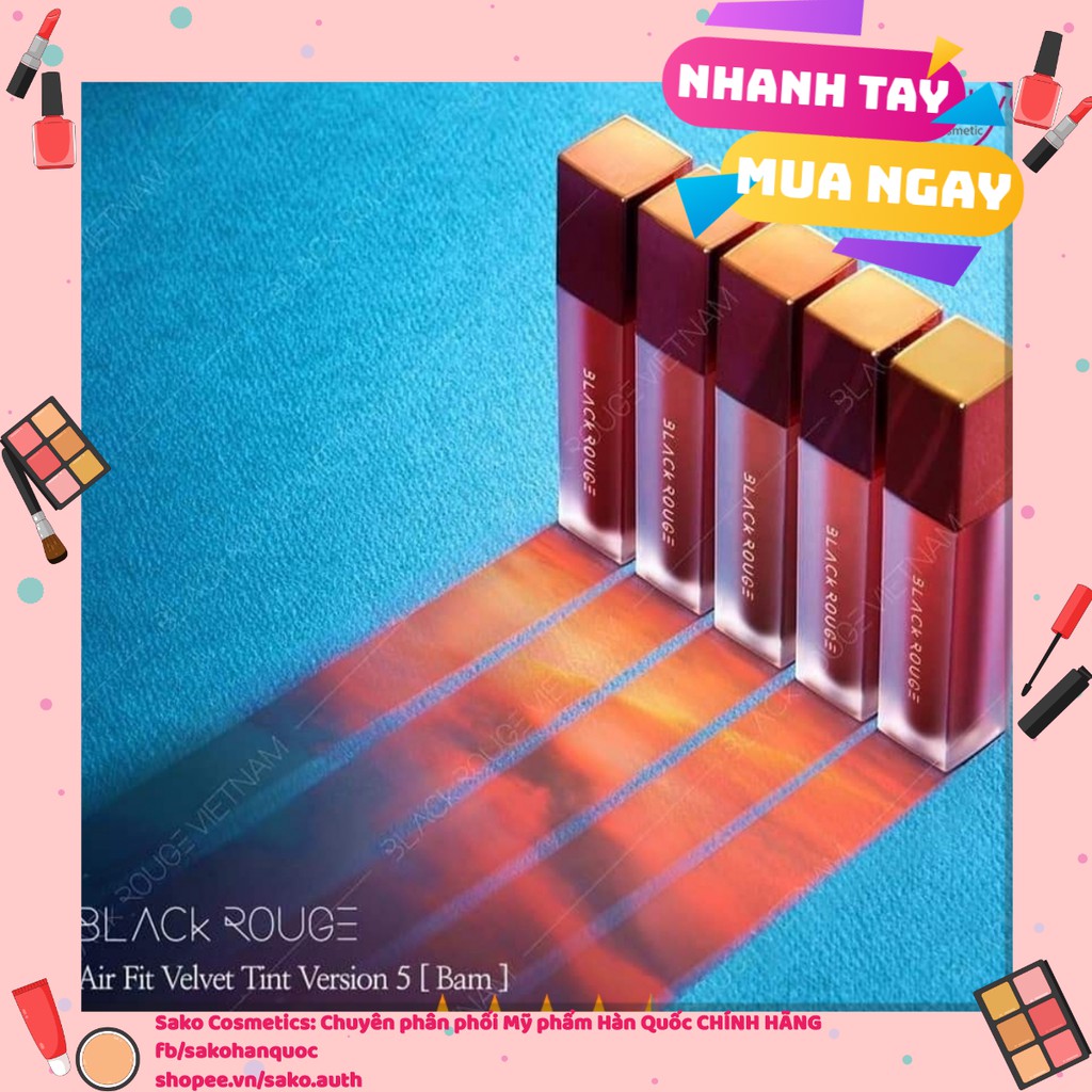 Son Kem Lì Black Rouge Air Fit Velvet Lip Tint Ver5 | BigBuy360 - bigbuy360.vn