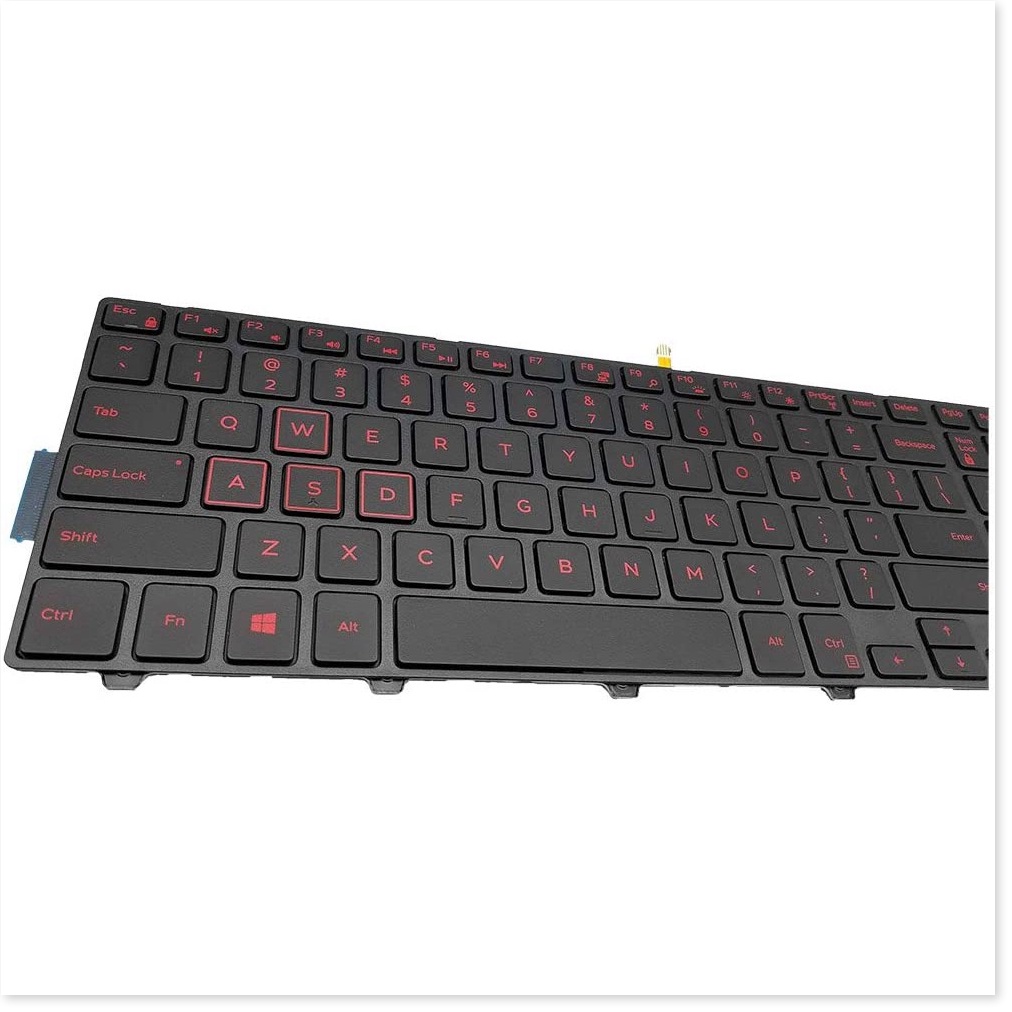 📍 Bàn phím Laptop DELL Inspiron 15-5577 15-5576 7559 7557 P57F keyboard LED Đỏ