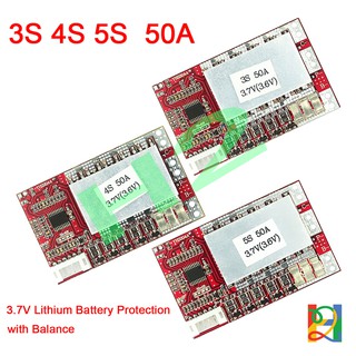 Mạch cân bằng bảo vệ pin 18650 lithium 3s/4s/5s 3.7v 50a bms polymer