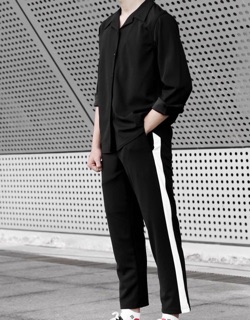 sơ mi cổ vest