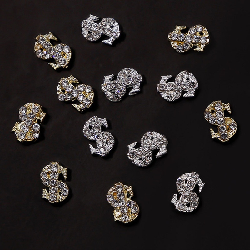 Đôi Khuyên Tai Đính Đá Hình Tờ Tiền Đô La Thời Trang Cho Nữ