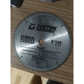 Lưỡi, đĩa cắt nhôm gỗ dekton 210mm, răng 80