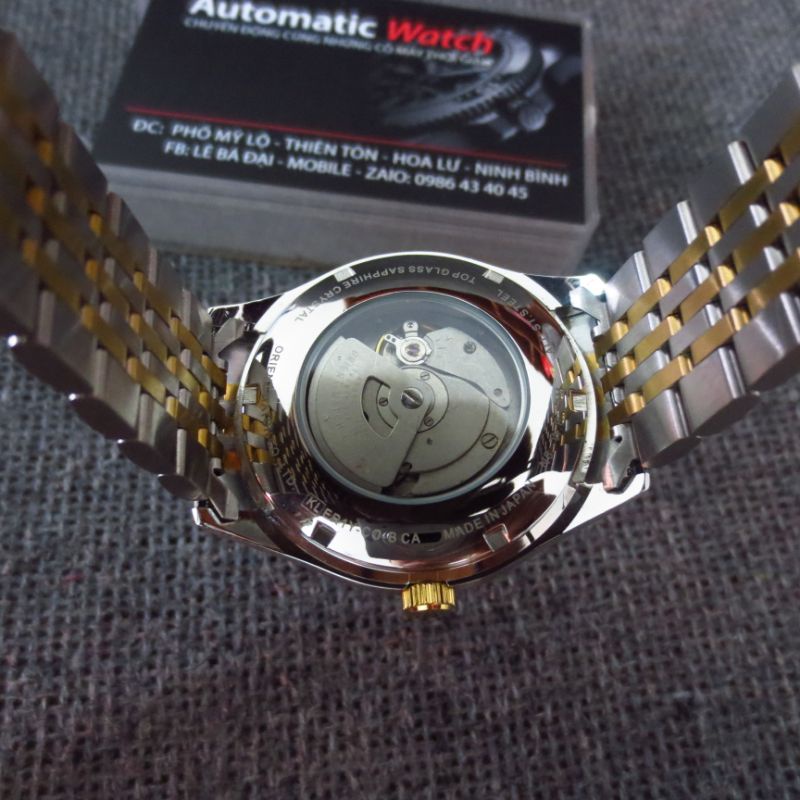 ĐỒNG HỒ CƠ NAM ORIENT AUTOMATIC CLASSIC NHẬT BÃI XỊN - TỰ ĐỘNG NẠP CÓT KHI ĐEO