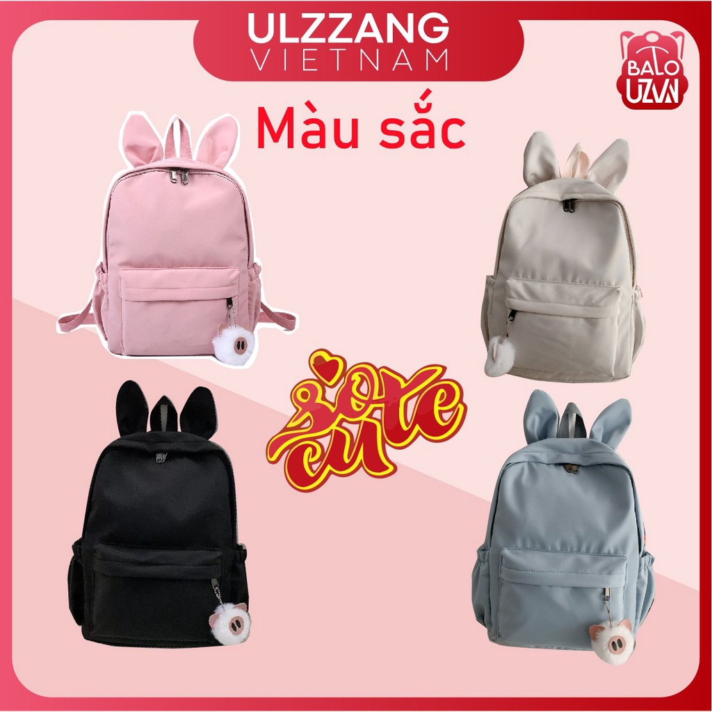 Balo nữ đi học thời trang Ulzzang Hàn Quốc, cặp sách đẹp hàng cao cấp dễ thương, túi xách học sinh chống nước